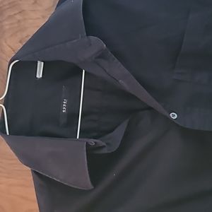 GUCCI mens button down shirt black
